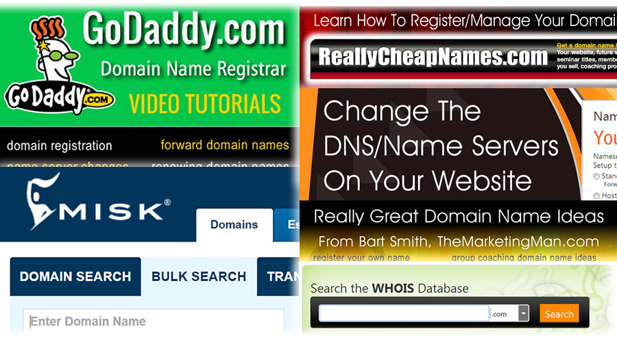 Domain Name Video Tutorials by Bart Smith